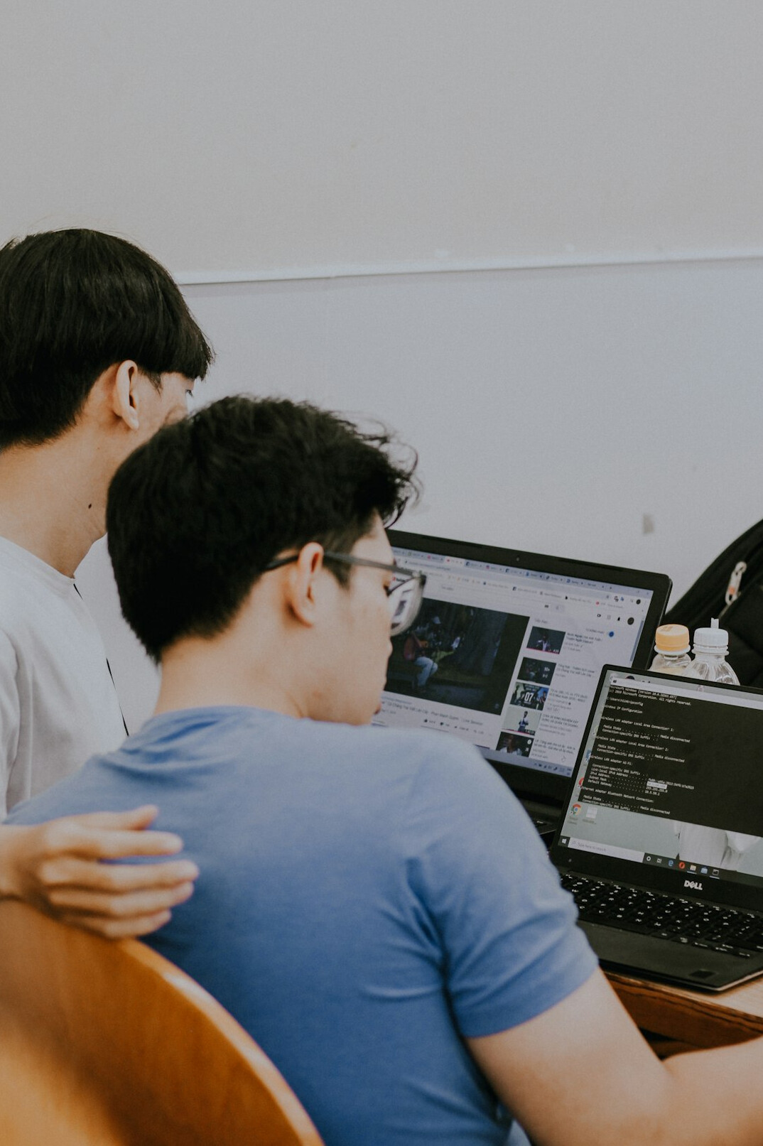 developers reviewing code