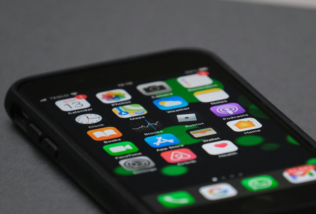 insurance app on smartphone