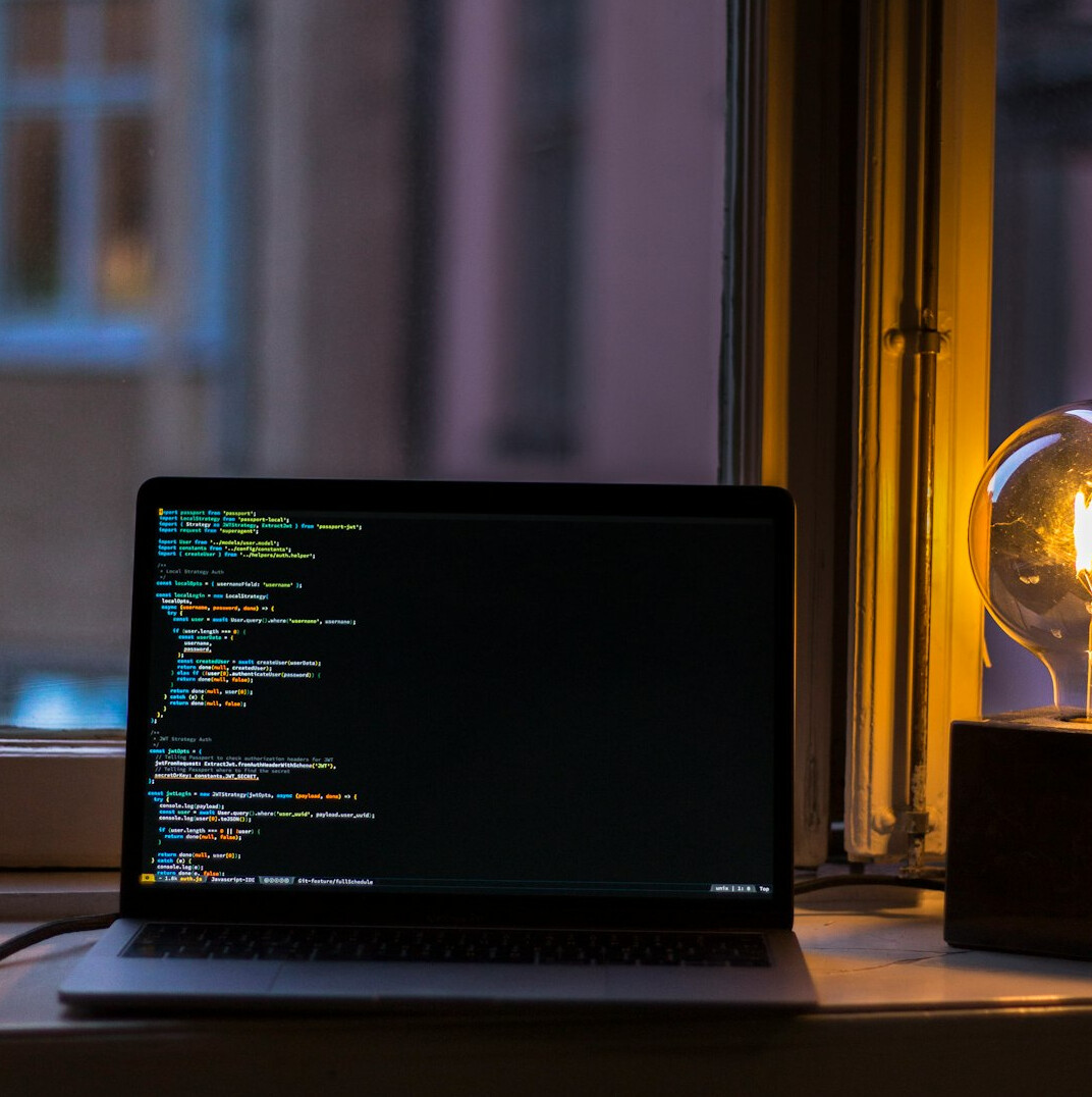 software code on screen