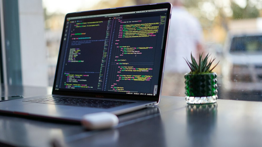 insurance software code on screen